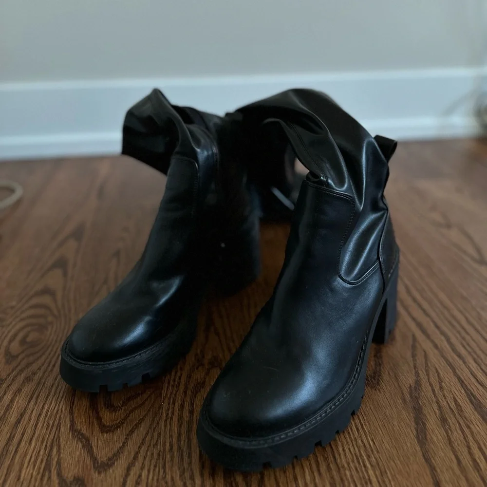 Zara Black Winter & Rain Boots